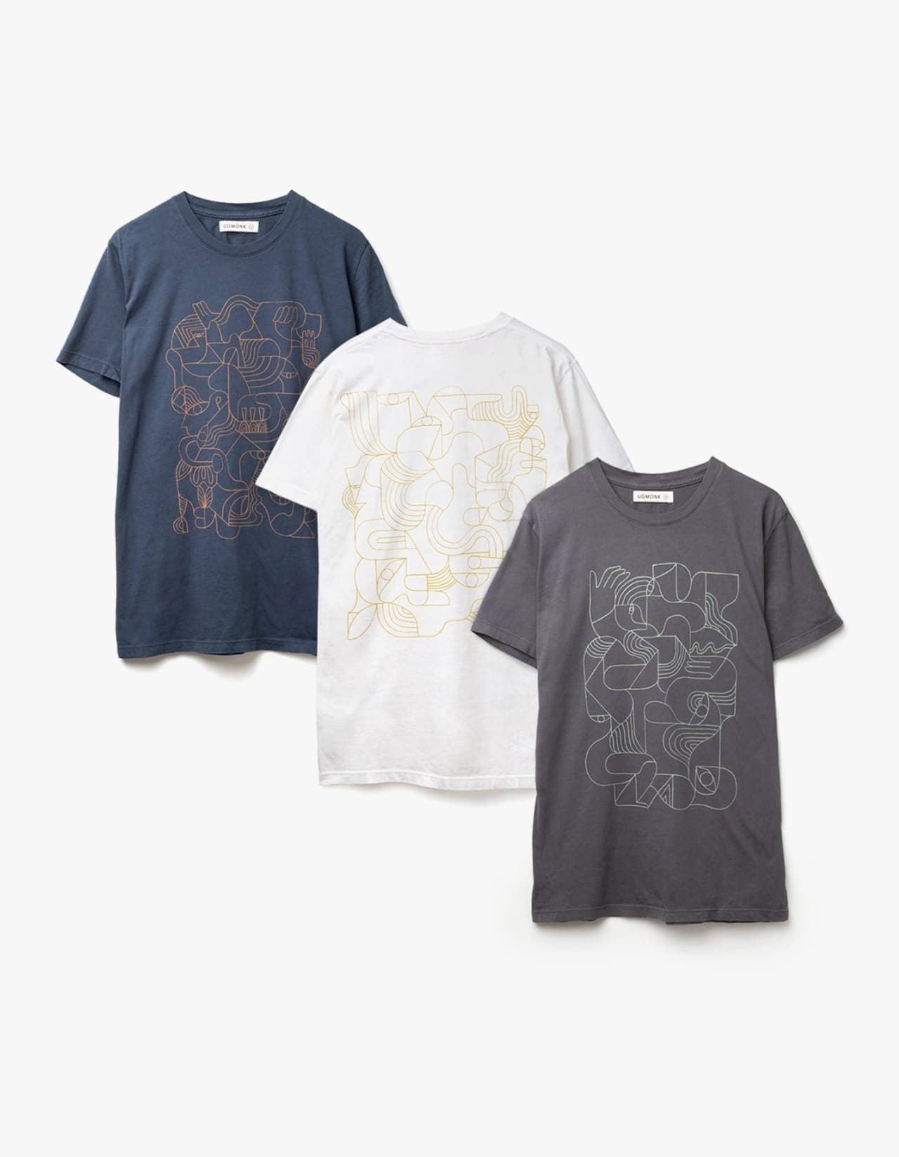 Linework Artwork Tee 3-Pack